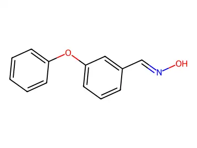 N-[(3-phenoxyphenyl)methylidene]hydroxylamine structure