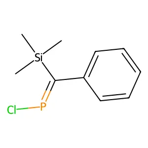 1-Phosphaethylene, 1-chloro-2-phenyl-2-(trimethylsilyl)- structure