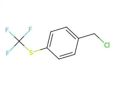 1-(Chloromethyl)-4-((trifluoromethyl)sulfanyl)benzene structure