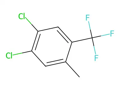 1,2-Dichloro-4-methyl-5-(trifluoromethyl)benzene structure