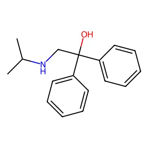2-(Isopropylamino)-1,1-diphenyl-1-ethanol structure