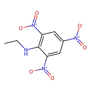 N-ethyl-2,4,6-trinitroaniline structure