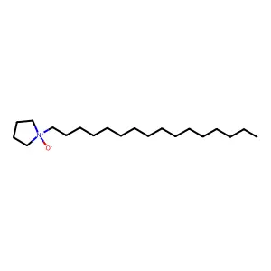 Pyrrolidine, 1-hexadecyl-, 1-oxide structure