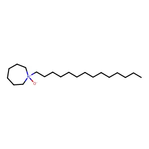 1-十四烷基全氢氮杂环庚烷N-氧化物 structure