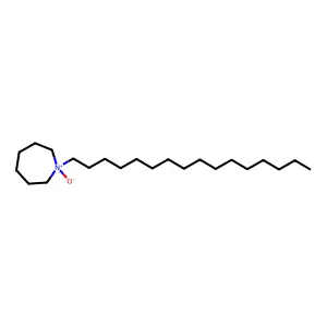 1-Hexadecyl-1-oxo-1lambda~5~-azepane structure