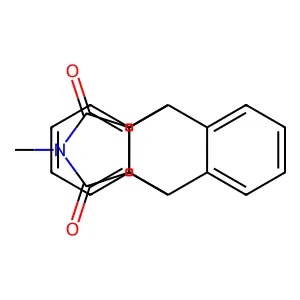 13-methyl-10,11-dihydro-9H-9,10-[3,4]epipyrroloanthracene-12,14(13H,15H)-dione structure