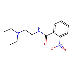 N-(2-(二乙氨基)乙基)-2-硝基苯甲酰胺 structure