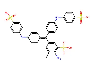 Acid Blue 22 free acid structure