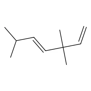 3,3,6-Trimethylhepta-1,4-diene structure