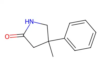 4-Methyl-4-phenylpyrrolidin-2-one structure
