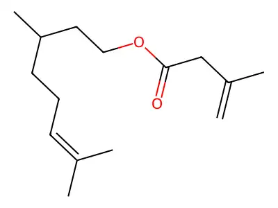 [(3R)-3,7-dimethyloct-6-enyl] 2,2-dimethylbutanoate structure