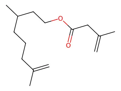 [(3R)-3,7-dimethyloct-7-enyl] 2,2-dimethylbutanoate structure