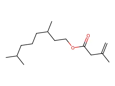 3,7-Dimethyloctyl 3-methyl-3-butenoate structure