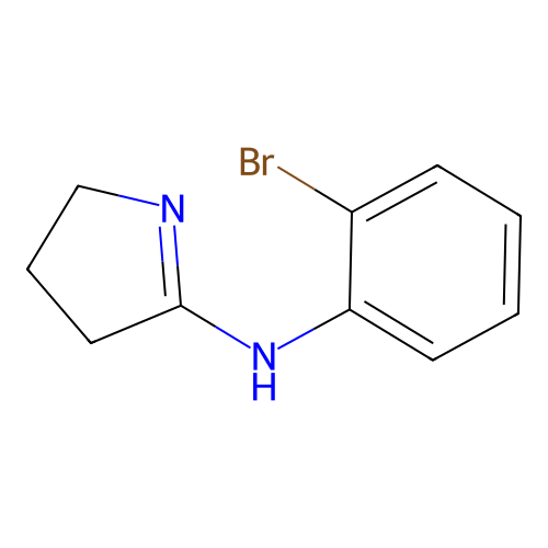 N-(2-bromophenyl)-3,4-dihydro-2H-pyrrol-5-amine structure