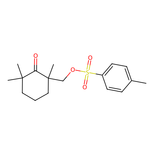 (1,3,3-Trimethyl-2-oxocyclohexyl)methyl 4-methylbenzenesulfonate structure
