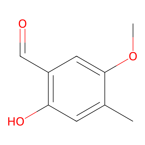 2-Hydroxy-5-methoxy-4-methylbenzaldehyde structure