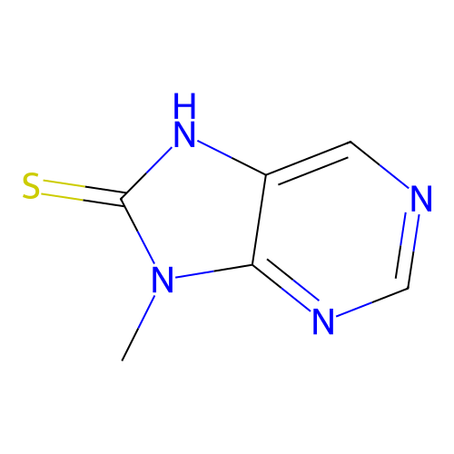 9-Methyl-8-thioxopurine structure