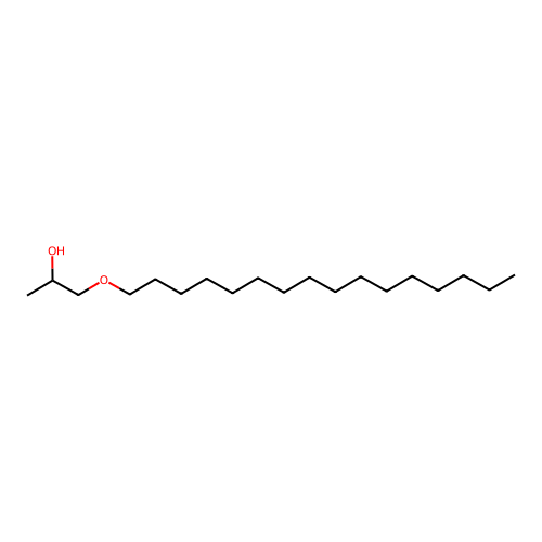 2-Propanol, 1-(hexadecyloxy)- structure