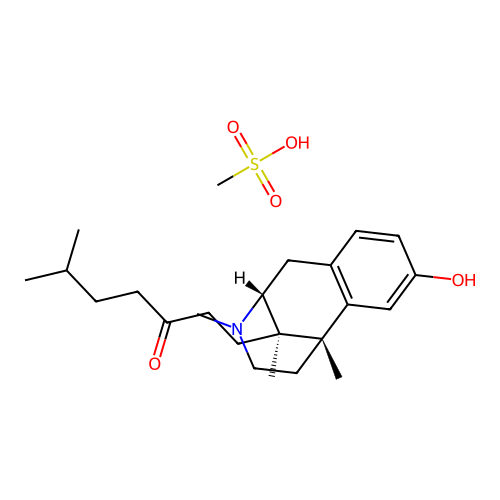 Zenazocine structure