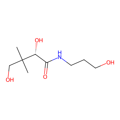 Panthenol, (S)- structure