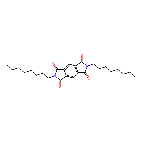 2,6-Dioctylpyrrolo[3,4-f]isoindole-1,3,5,7(2h,6h)-tetrone structure