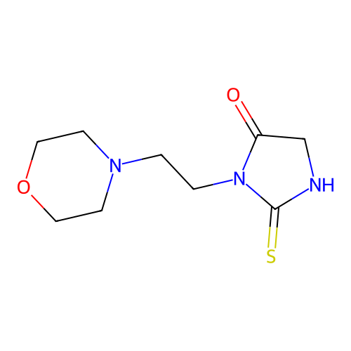 3-(2-Morpholinoethyl)-2-thioxoimidazolidin-4-one structure