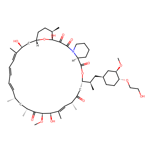 7-O-Demethyl-42-O-(2-hydroxyethyl)rapamycin structure