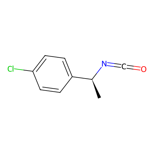 (S)-(-)-1-(4-Chlorophenyl)ethyl isocyanate structure