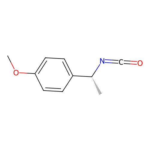 1-[(1R)-1-Isocyanatoethyl]-4-methoxybenzene structure