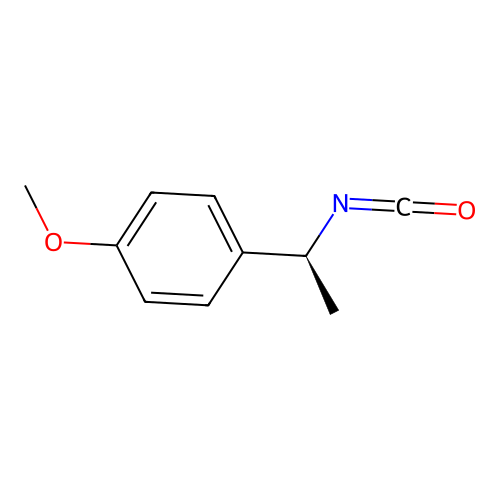 (S)-(-)-1-(4-Methoxyphenyl)ethyl isocyanate structure