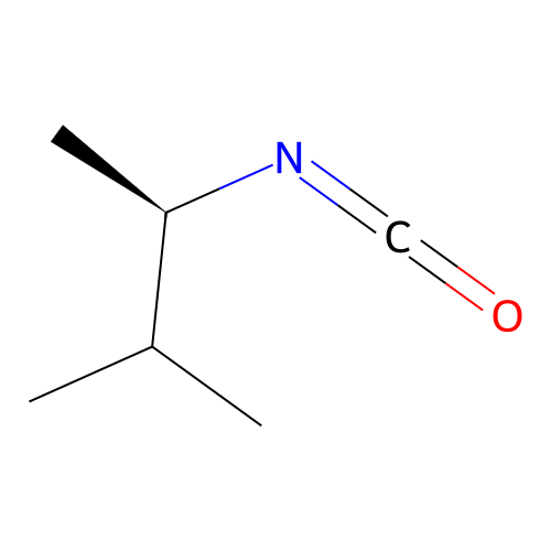 (R)-(-)-3-Methyl-2-butyl isocyanate structure
