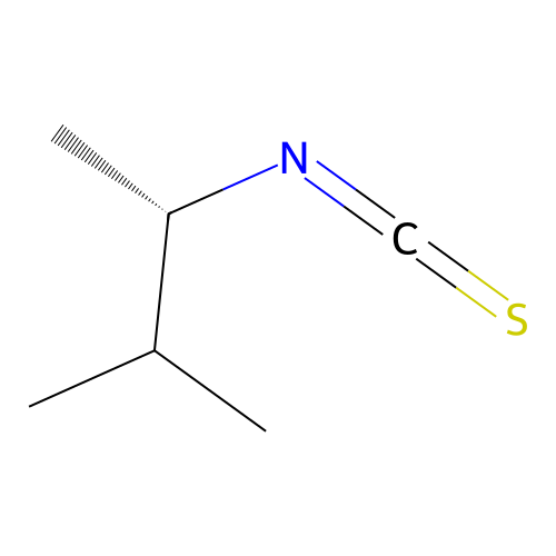 (S)-(+)-3-Methyl-2-butyl isothiocyanate structure