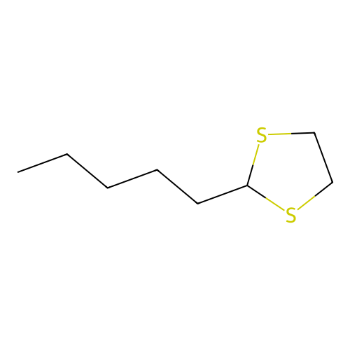 1,3-Dithiolane, 2-pentyl- structure