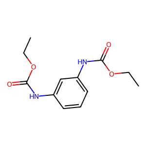 C,C'-Diethyl N,N'-1,3-phenylenebis[carbamate] structure