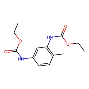 Diethyl toluene-2,4-dicarbamate structure