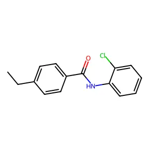 N-(2-chlorophenyl)-4-ethylbenzamide structure