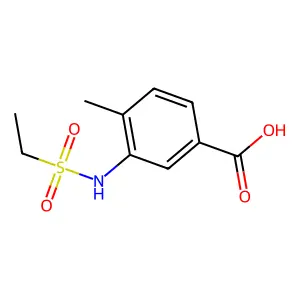 3-(Ethylsulfonamido)-4-methylbenzoic acid structure