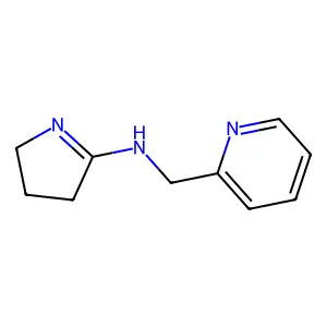 N-(pyridin-2-ylmethyl)-3,4-dihydro-2H-pyrrol-5-amine structure