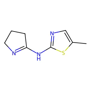 2-Thiazolamine, n-(3,4-dihydro-2h-pyrrol-5-yl)-5-methyl- structure