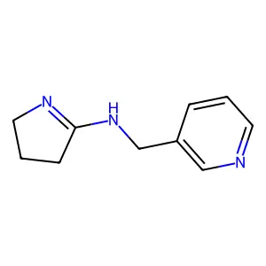 N-(pyridin-3-ylmethyl)-3,4-dihydro-2H-pyrrol-5-amine structure