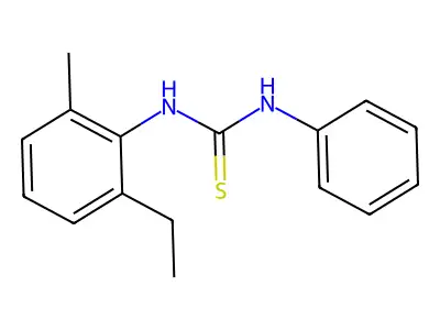 1-(2-Ethyl-6-methylphenyl)-3-phenylthiourea structure