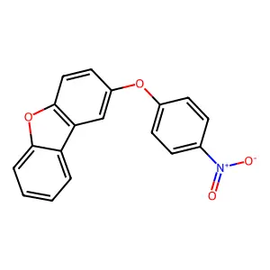 4-(Dibenzofuran-2-yloxy)-1-nitrobenzene structure