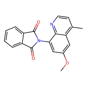 6-Methoxy-4-methyl-8-phthalimido-quinoline structure