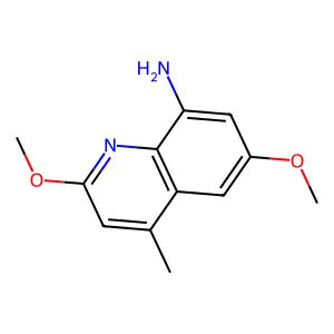 8-Amino-2,6-dimethoxylepidine structure