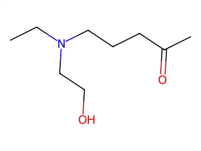 5-(Ethyl(2-hydroxyethyl)amino)pentan-2-one structure