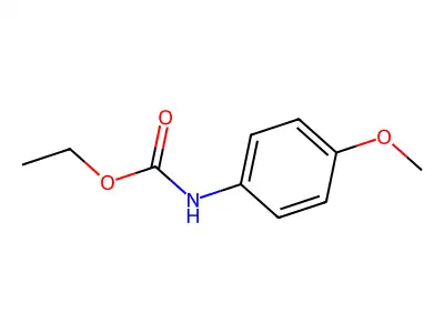 Ethyl (4-methoxyphenyl)carbamate structure