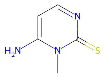 4-Amino-3-methyl-2(3H)pyrimidinethione structure