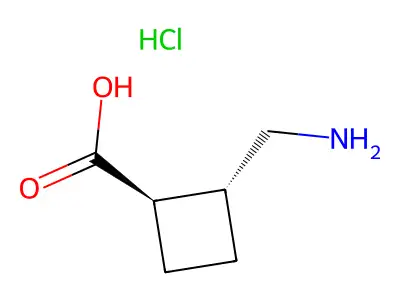 2-(氨甲基)环丁烷甲酸 structure