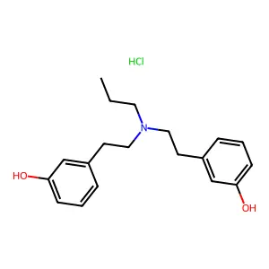 Phenol, 3,3'-((propylimino)di-2,1-ethanediyl)bis-, hydrochloride structure