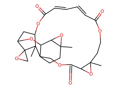 Monoepoxy verrucarin B structure